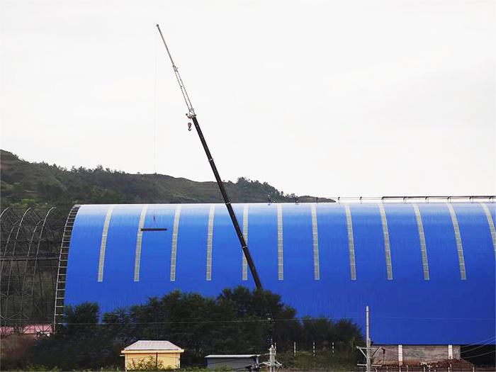 调兵山煤棚网架工程